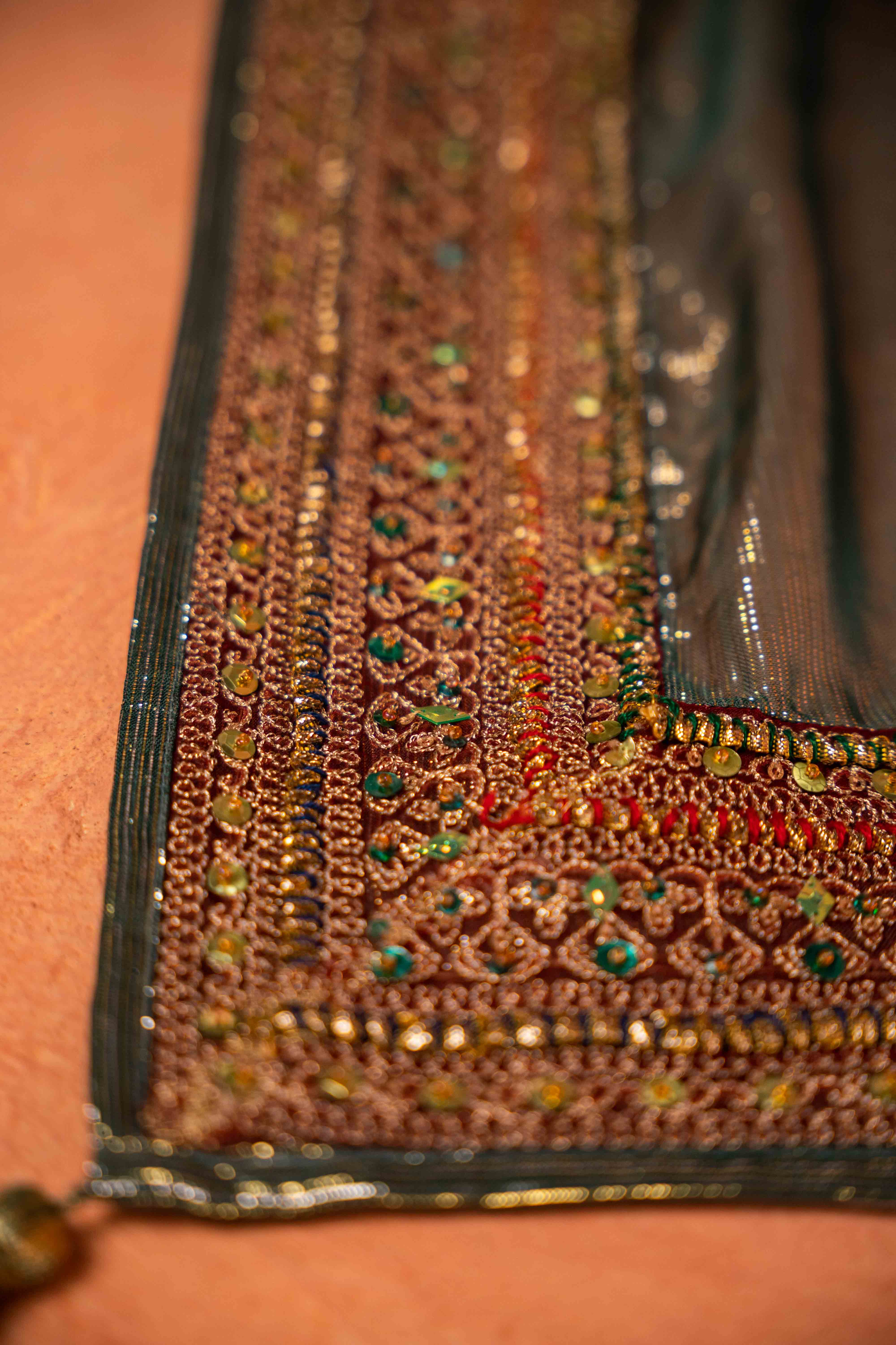 Gul Bano Shawl (Green)