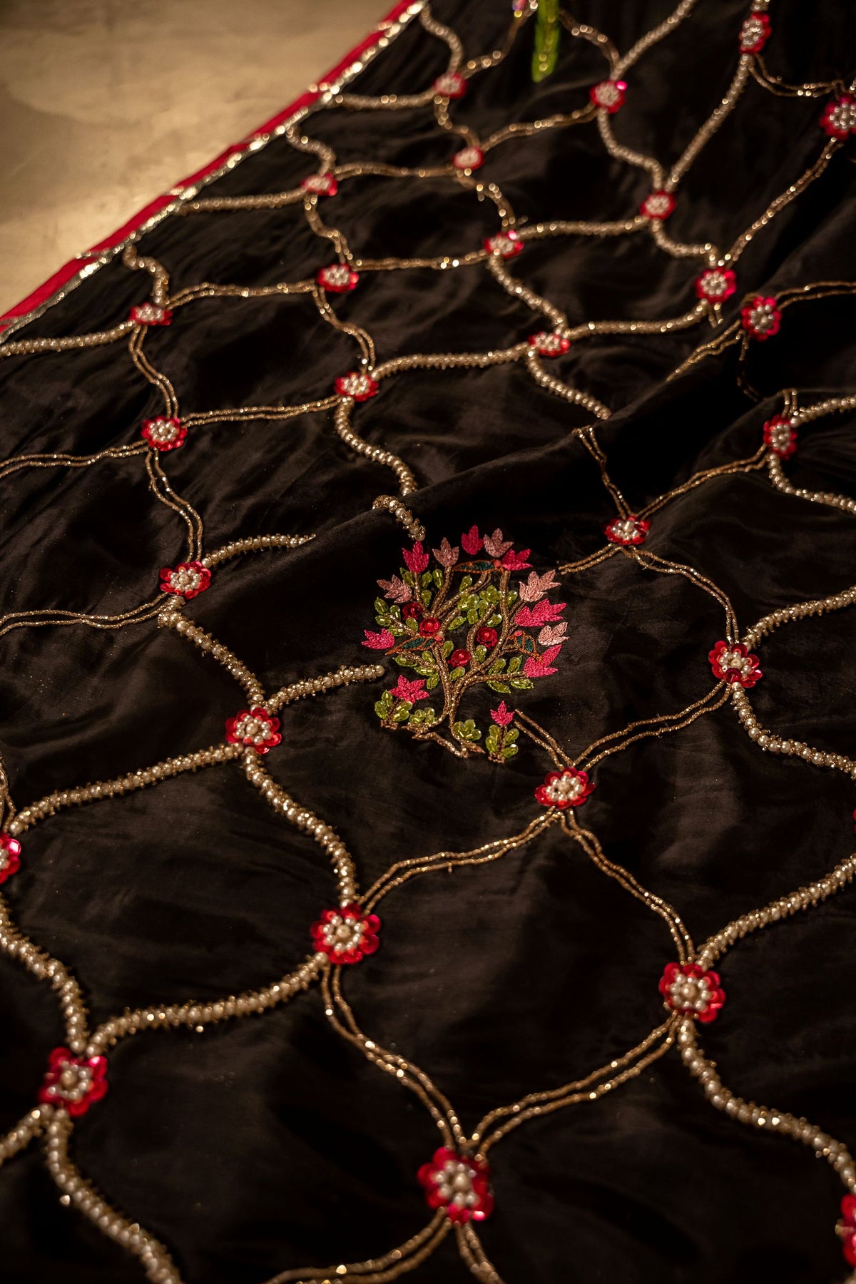 Black Kalamkaar - Shawl
