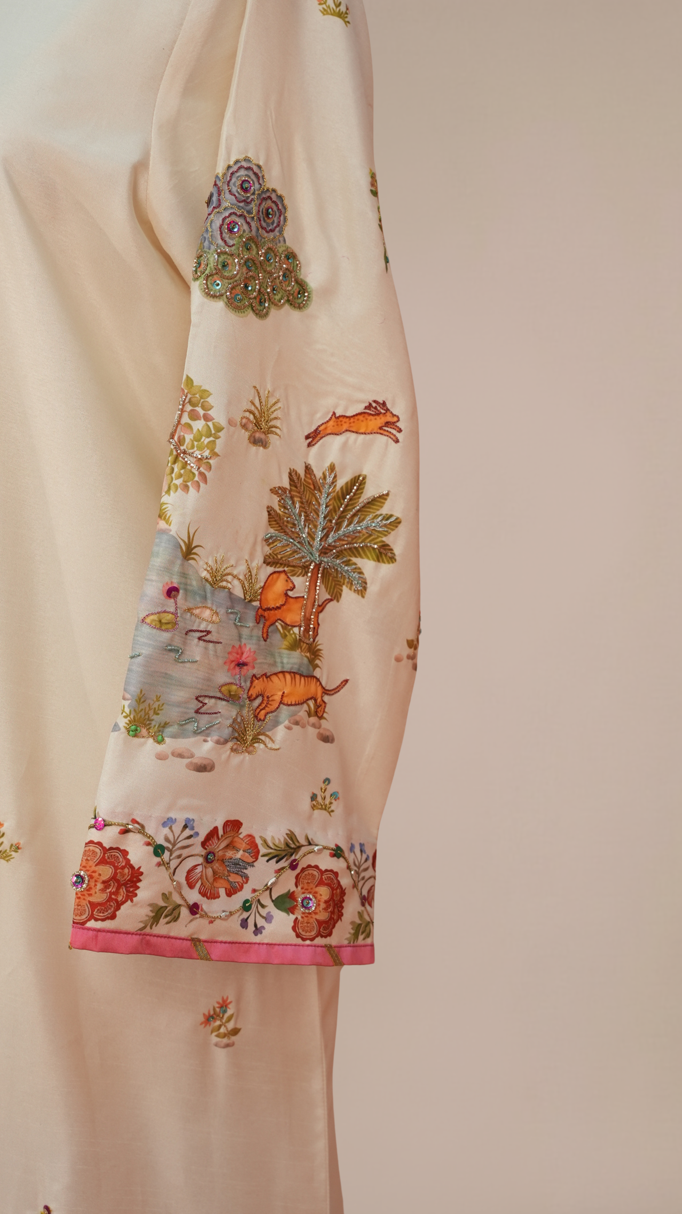 Secret Garden Kaftaan (White)