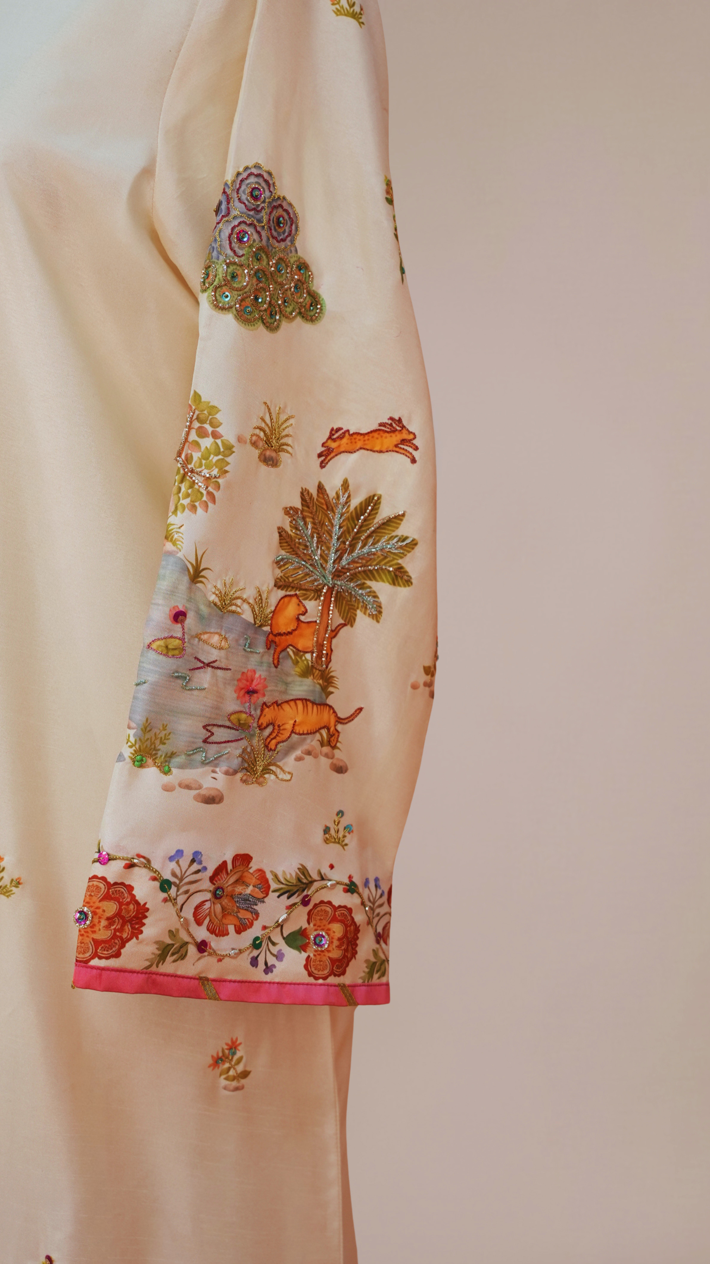 Secret Garden Kaftaan (White)
